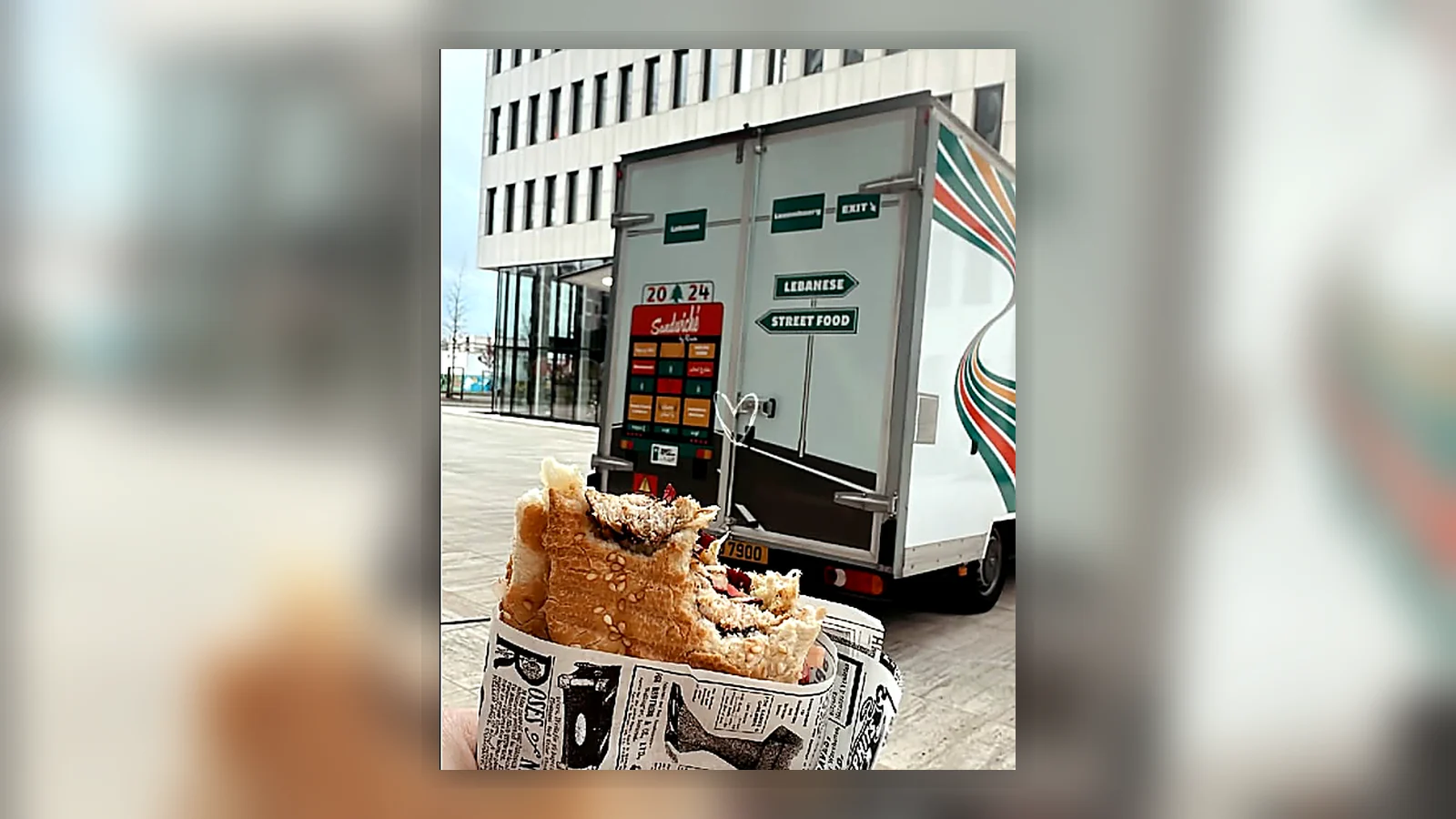 Le food truck Sandwiché by Route et ses sandwichs libanais au Luxembourg