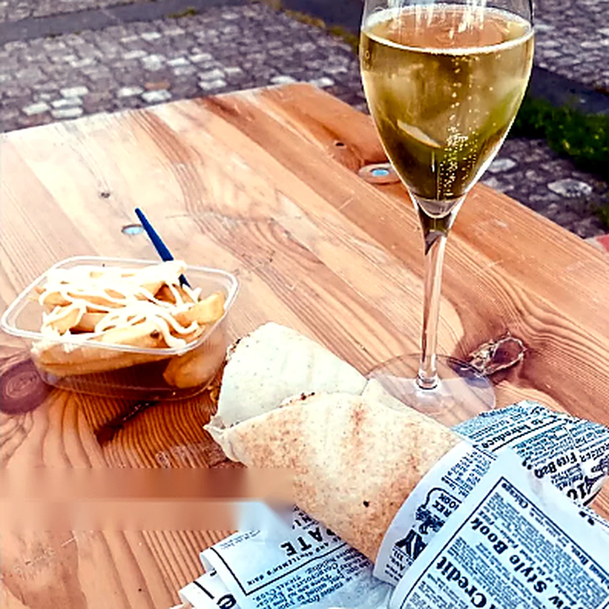 Pause déjeuner autour du food truck libanais au Luxembourg